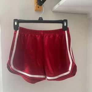 Shiny Red Shorts